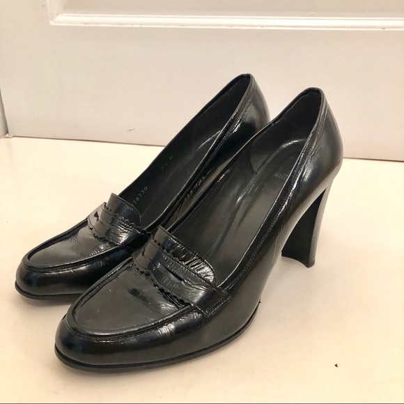 Stuart Weitzman patent leather high heel loafer - Picture 2 of 8